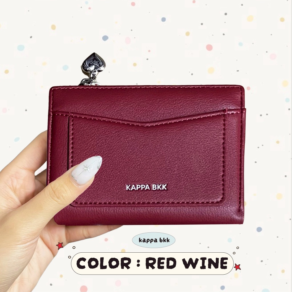 KAPPABKK Millie Short Wallet กระเป๋าสตางค์ใบสั้นหนัง PU รูปที่ 6