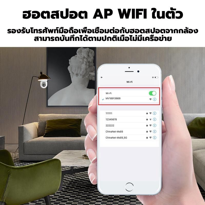🔥รับประกัน5ปี💥V380 PRO กล้องวงจรปิด360 wifi กล้อง หลอด ไฟ กล้องวงจรปิด ดูผ่านมือถือ กล้องวงจรปิดไร้สาย5g ซื้อ 1 แถม 1