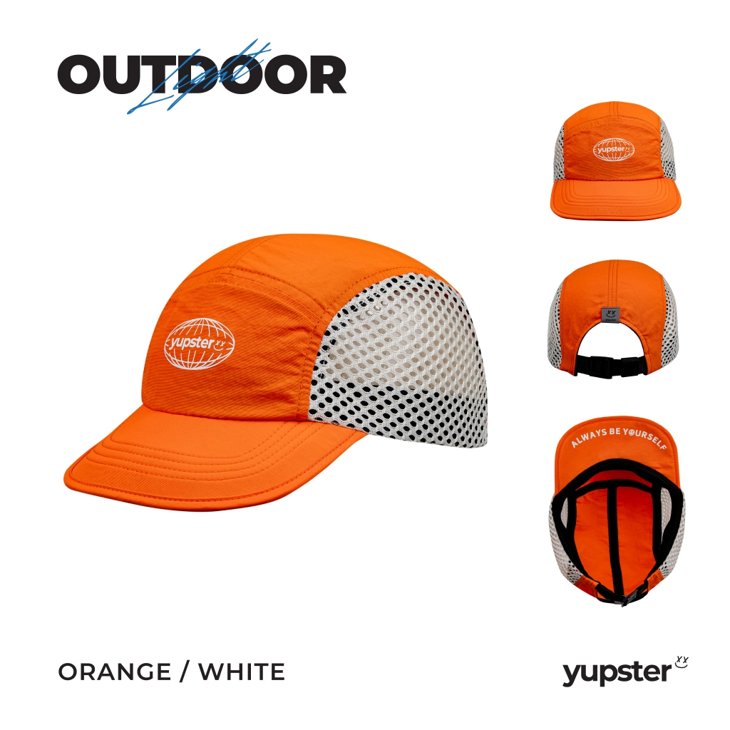 Yupster รุ่น OUTDOOR LIGHT 5 Panels Cap หมวกสำหรับวิ่ง และ ออกกำลังกาย กลางแจ้ง