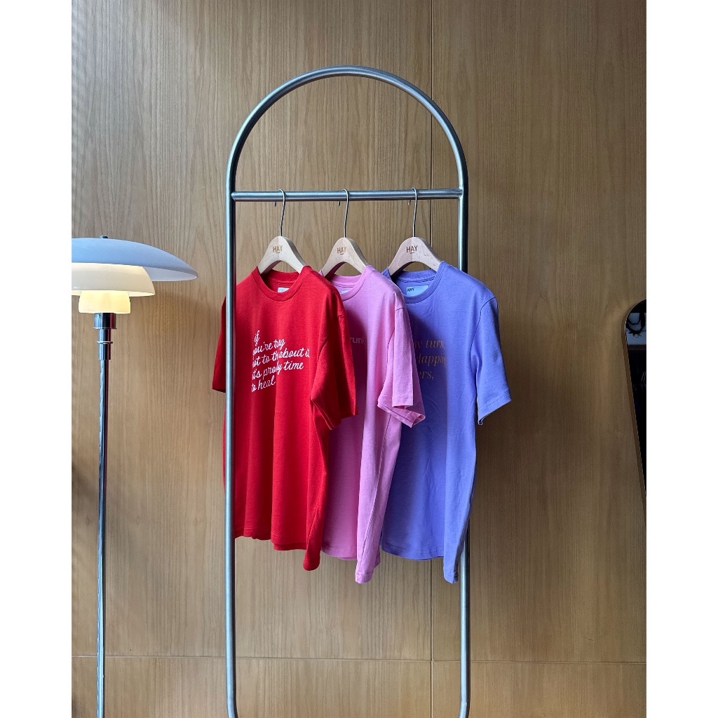 Hay Product : เสื้อยืด SUMMER สีสันสดใส (unisex)