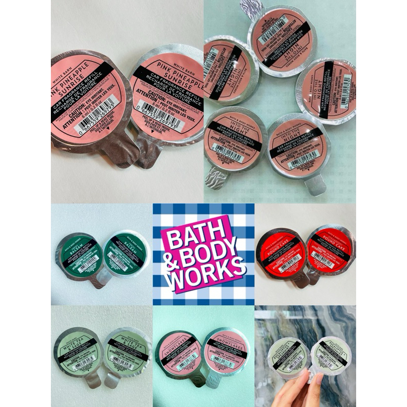 แท้ 100% car refill+case bath and body works