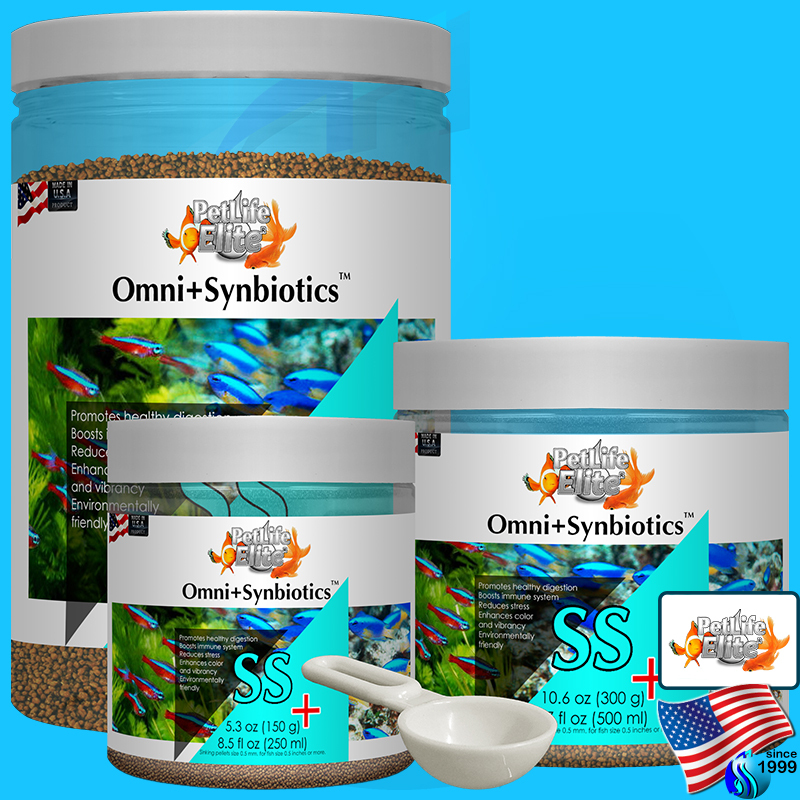 PetLifeElite Omni+Synbiotics SS อาหารปลา กุ้ง ปู ลูกปลา ปลากินยาก ปลากินไม่เลือก ปลาทุกชนิด fish food omnivorous shrimp