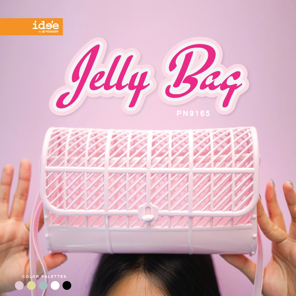ide'e [1 PC] กระเป๋าสะพาย รุ่น Jelly Bag (PN9165) สายปรับได้ ขนาดกะทัดรัด สะพายได้ทุกโอกาส