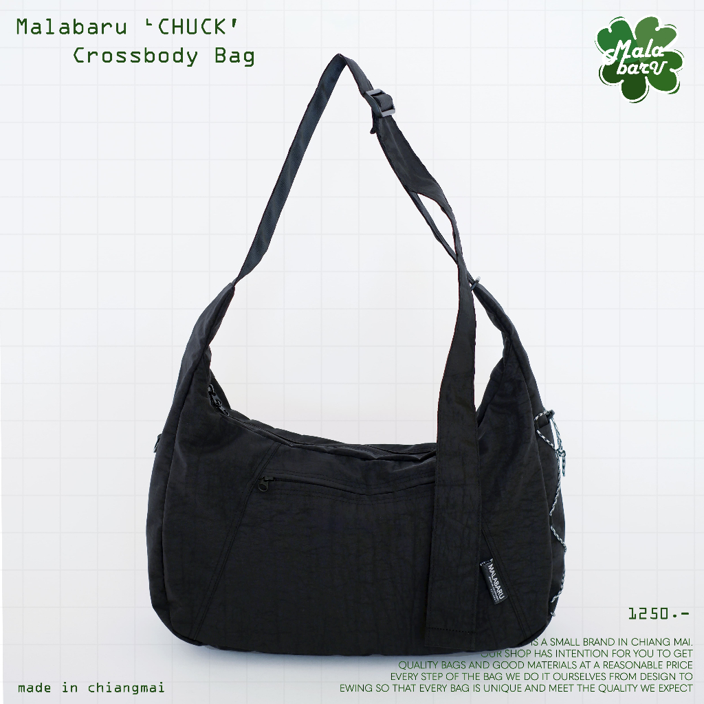 Malabaru ‘CHUCK‘ Crossbody Bag กระเป๋าผ้าไนลอน สะพาย