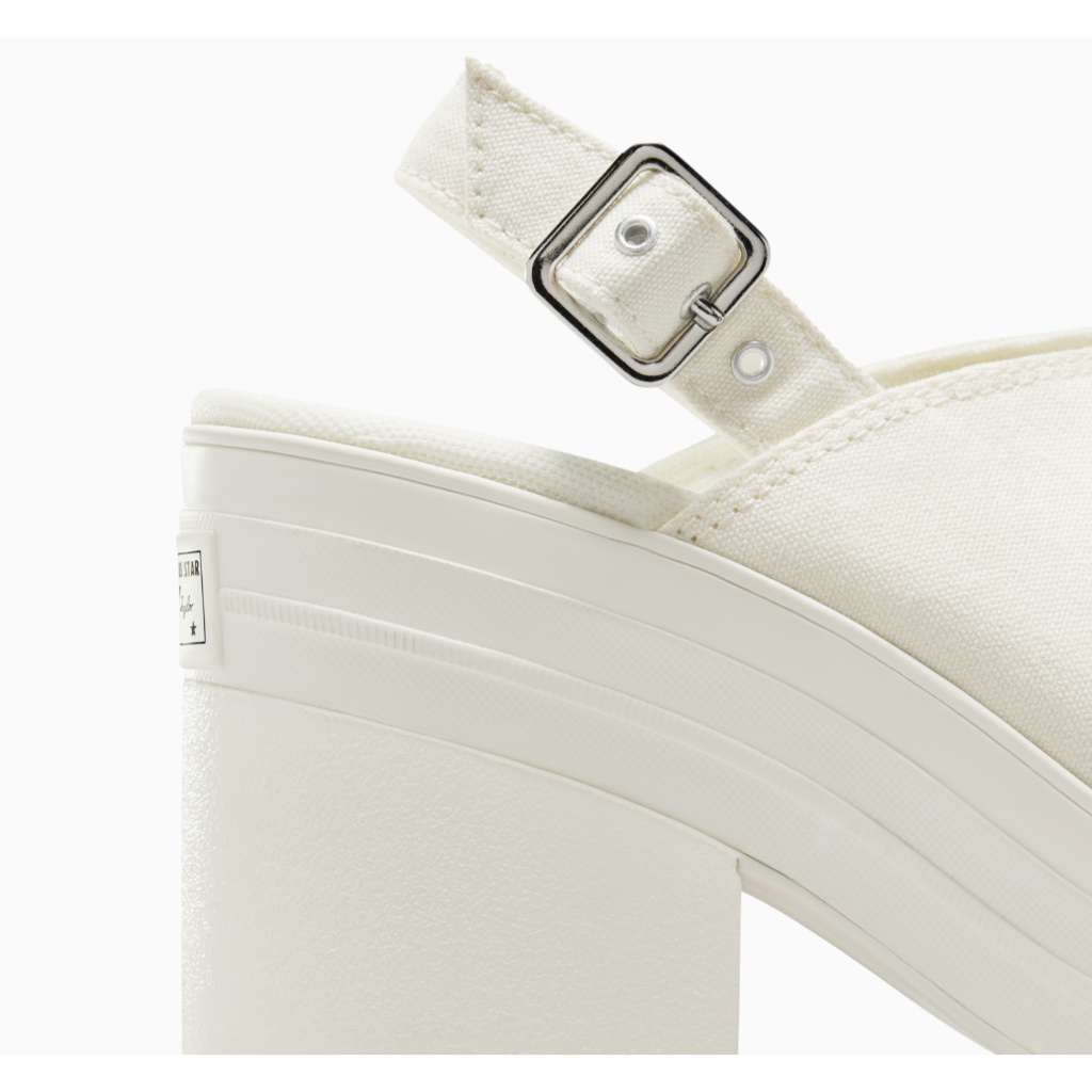 CONVERSE รองเท้า CHUCK 70 DE LUXE HEEL MULE FOUNDATION SLIP CREAM ผู้หญิง A13796CF_S5CMXX
