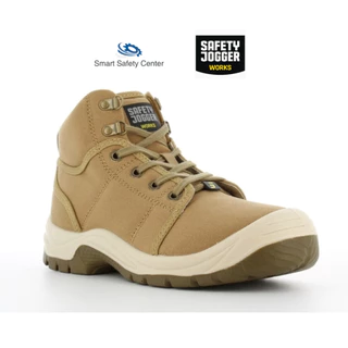 [ลิขสิทธิ์แท้ รับประกัน3เดือน] รองเท้าเซฟตี้ หัวเหล็ก Safety Jogger รุ่น desert brown