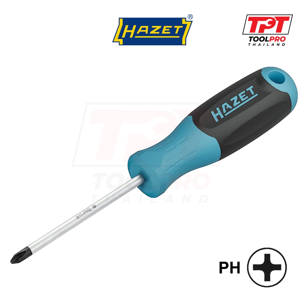 Hazet ไขควงปากแฉก รุ่น 811 Phillips Screwdriver PH0-PH3
