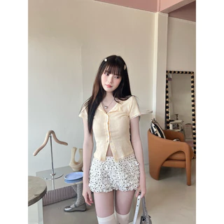 Cintage♡ CT2072 กระโปรงกางเกงruffles3018 🫧