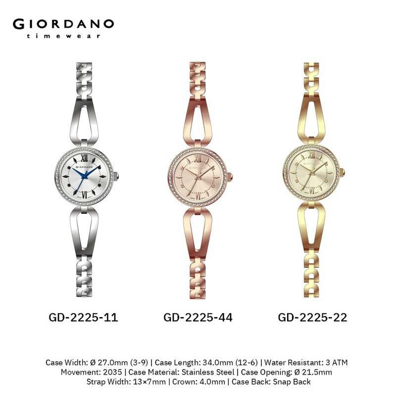นาฬิกาGiordano ผู้หญิงรุ่น GD-2225