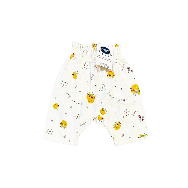 Enfant New Collection กางเกงเด็กขาสามส่วนอองฟองต์ ผ้าคอตตอน Cotton 100% สำหรับเด็กอายุแรกเกิด-6เดือน