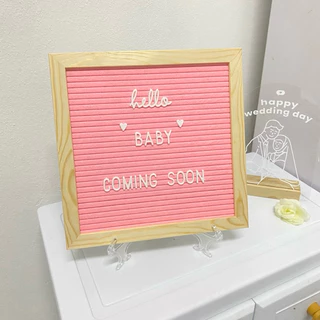 Letter board ป้ายปักอักษร25*25 (ป้าย+อักษร+ขาตั้ง)