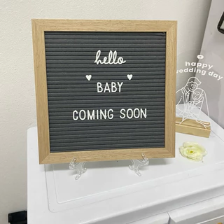 Letter board ป้ายปักอักษร25*25 (ป้าย+อักษร+ขาตั้ง)