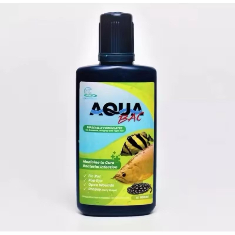 Aqua bac สารละลายสําหรับปลา Arowana - ปลาเสือ - ปลากระเบน
