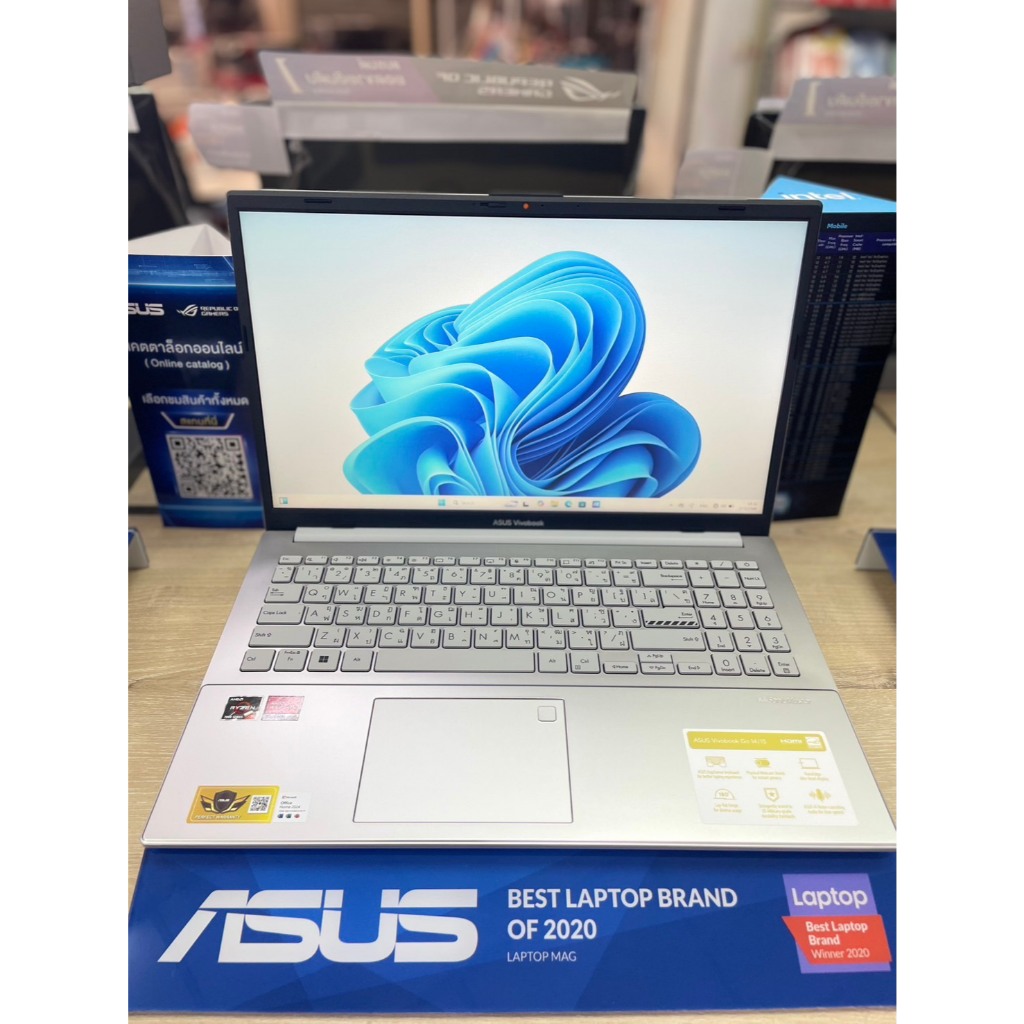 โน๊ตบุ๊ค Asus Vivobook Go 15 M1504FA-SILVER514WA