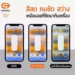 Commy หน้าจอ iPhone7/8/X/11 เกรดพรีเมี่ยม จอ INCELL สำหรับไอโฟนทุกรุ่น สีสวย ทัชลื่น ติดตั้งง่าย