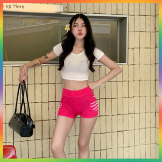 🌈MesubShop🌈เลคกิ้งขาสั้น กางเกงขาสั้น ผ้าเรย่อนยืดเยอะ ใส่เล…