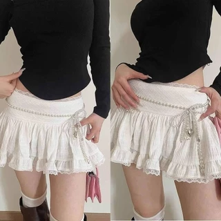 COD💖 Love Heart โลหะเอวผู้หญิง Retro อเนกประสงค์สีเงินเอวชุดโซ่กระโปรงสั้น Gothic Chain เครื่องประดับแฟชั่นใหม