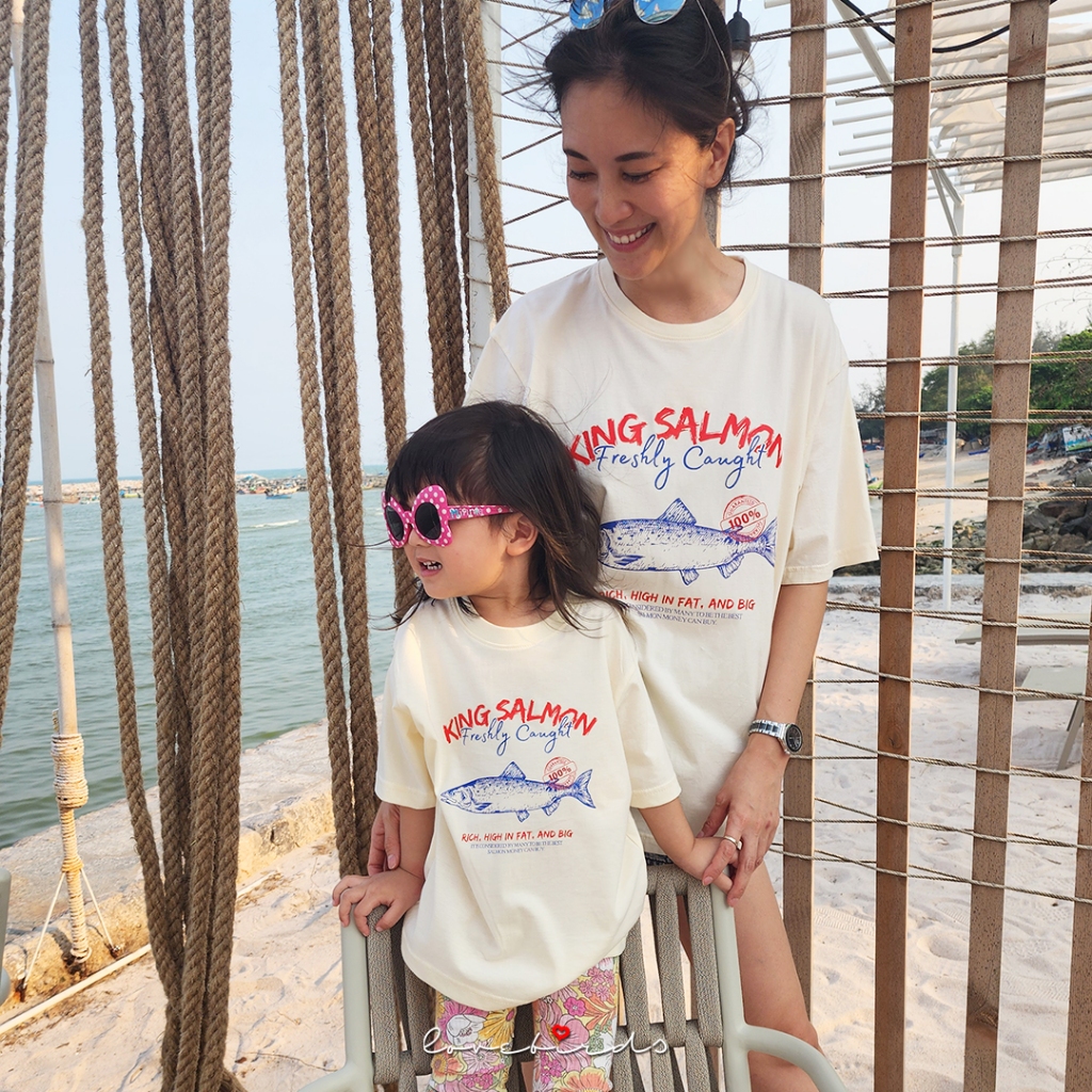 Oversize Tee for kids SET 2 by lovebirds ราคา ถูกที่สุด ดีลบีเคเค แกลเลอรีภาพที่ 2