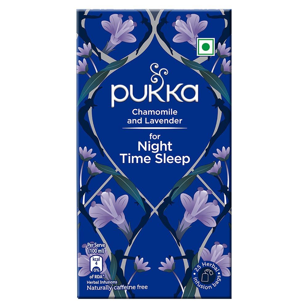 Pukka Chamomile and Lavender for Night Time Sleep ชาพุกก้า คาโมมายล์และ ลาเวนเดอร์ I 25 tea bags