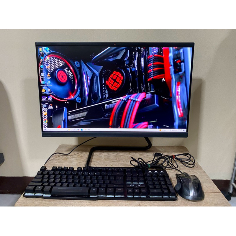 ขาย All-in-One lenovo ideacentre aio 3 24IMB05 Core i5-10400T CPU 2.00 GHz RAM 8 GB HDD 1TB + SSD 12