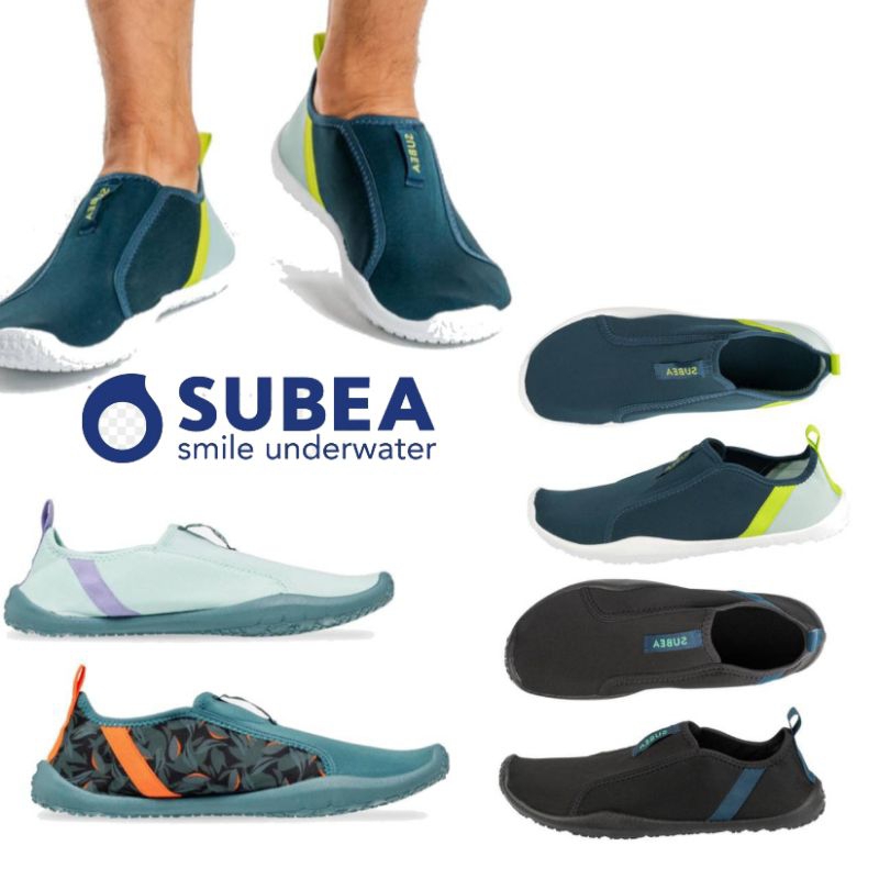 👌👌🤾‍♀️รองเท้าลุยน้ำ เดินชายหาด Subea เพิ่มพื้นรองด้านใน รองเท้าลุยน้ำ ใส่เดินชายหาด ล่องลำน้ำ