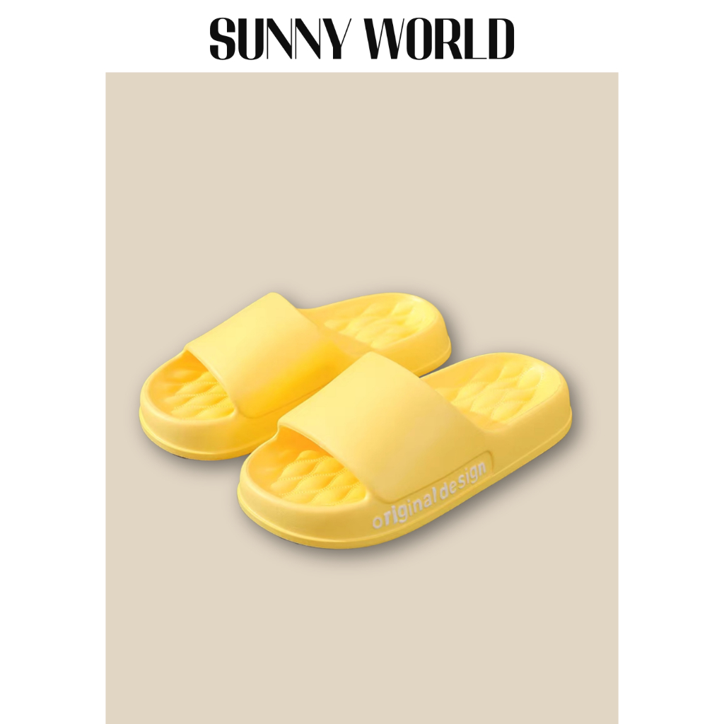【 SUNNY SHOE 】รองเท้าแตะ รองเท้าแตะมินิมอลส้นหนา กันลื้น น้ำหนักเบา ใส่สบาย มีหลายสี รองเท้าแตะ