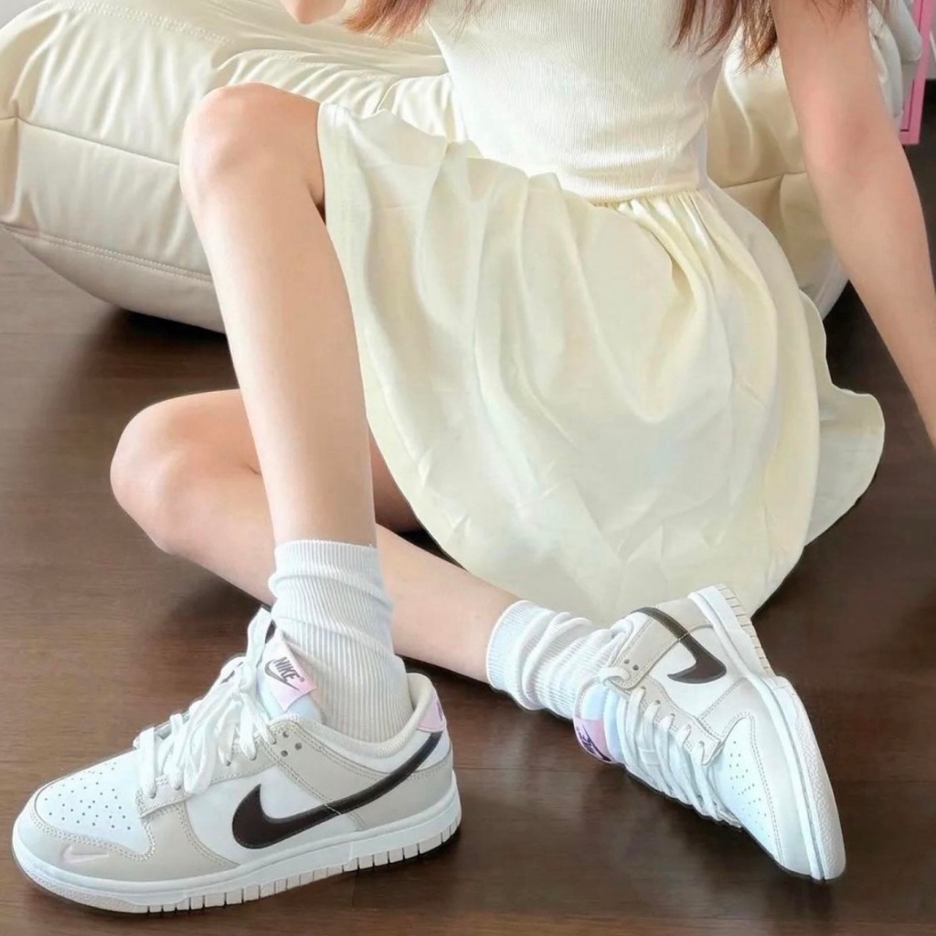 🔥ของแท้ ขายร้อน100%🥇Dunk LOW ลำลอง  รองเท้าผ้าใบ  สึกหรอป้องกันการลื่นไถลรองเท้าบอร์ดต่ำด้านบน