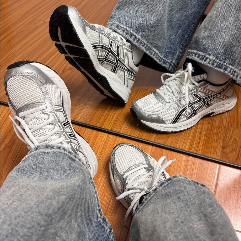 【ของแท้ 100 %】Asics Gel-Contend 4 GEL+AMPLIFOAM 1012B732-103 รองเท้ากีฬา