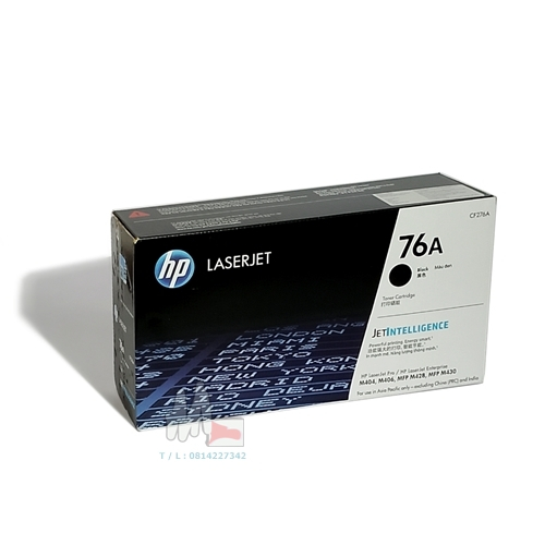 HP CF276A (76A) หมึกแท้ LaserJet Pro M404n M404dn M404dw MFP M428dw สีดำ