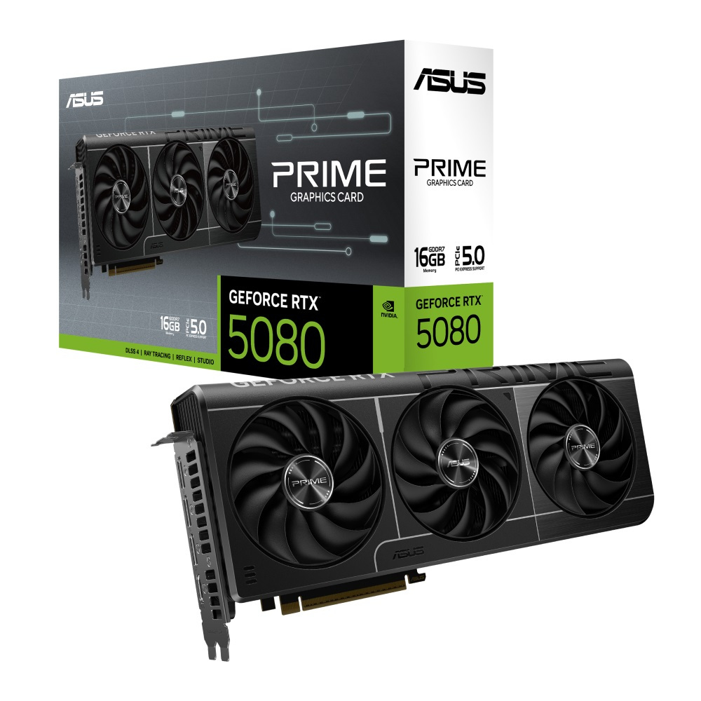 ASUS PRIME GeForce RTX 5080 16GB GDDR7 Graphics Card การ์ดจอ