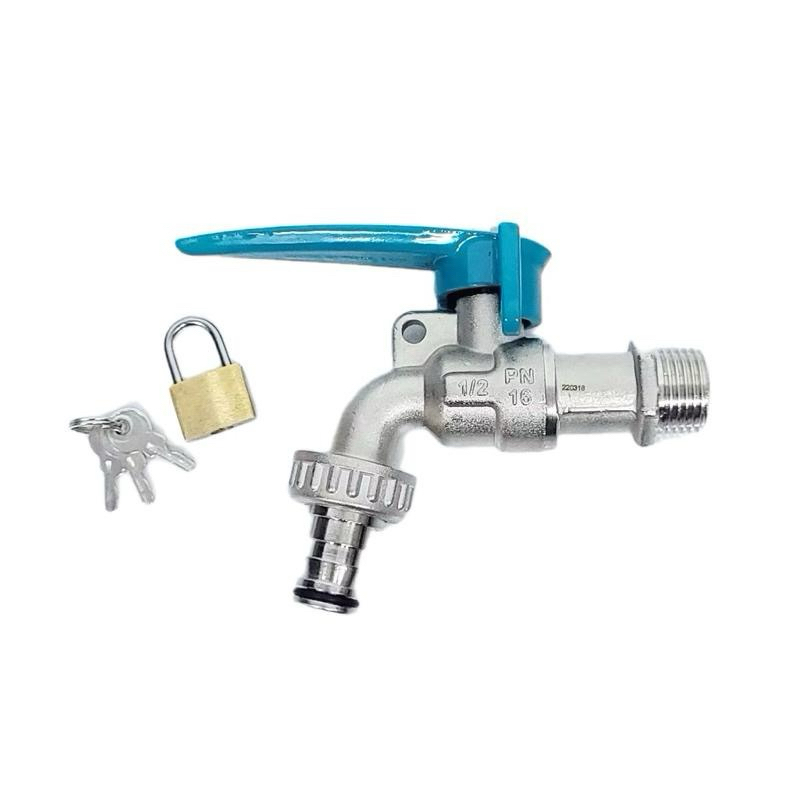 SANWA ก๊อกน้ำสนาม 1/2“ (4 หุน) ก๊อกสนาม ก๊อกบอลทก๊อกสนามล็อคกุญแจ ราคา ถูกที่สุด ดีลบีเคเค แกลเลอรีภาพที่ 3