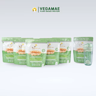 โปรโมชั่น VEGAMAE 5 ซอง 1,000 กรัมแถมฟรี โปรตีนเวกาเม่ 200 กรัมและแก้วเชคสกรีนลาย VEGAMAE