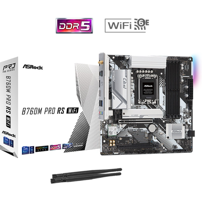 อัพสเปค B760M Pro RS WiFi 6E