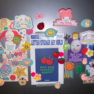 [ พร้อมส่ง ] magnet gang 🍎🍀⭐️🐞🍞