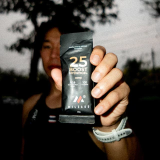 [กล่อง10ซอง] 25BOOST Mileage Hydrogel เจลให้พลังงาน สำหรับเล่นกีฬา