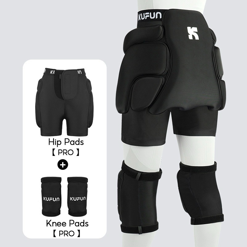 (ไม่ต้องรอส่ง) คุฟุน เล่นสกีแผ่นสะโพกและชุดรองเข่า Kufun มือใหม่ควรมี
