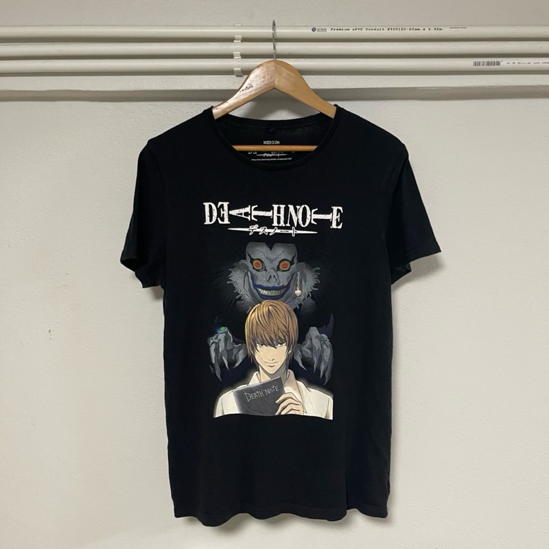 เสื้อมือสอง Death Note - Light Yagami & Ryuk ( ลายหน้า-หลัง )