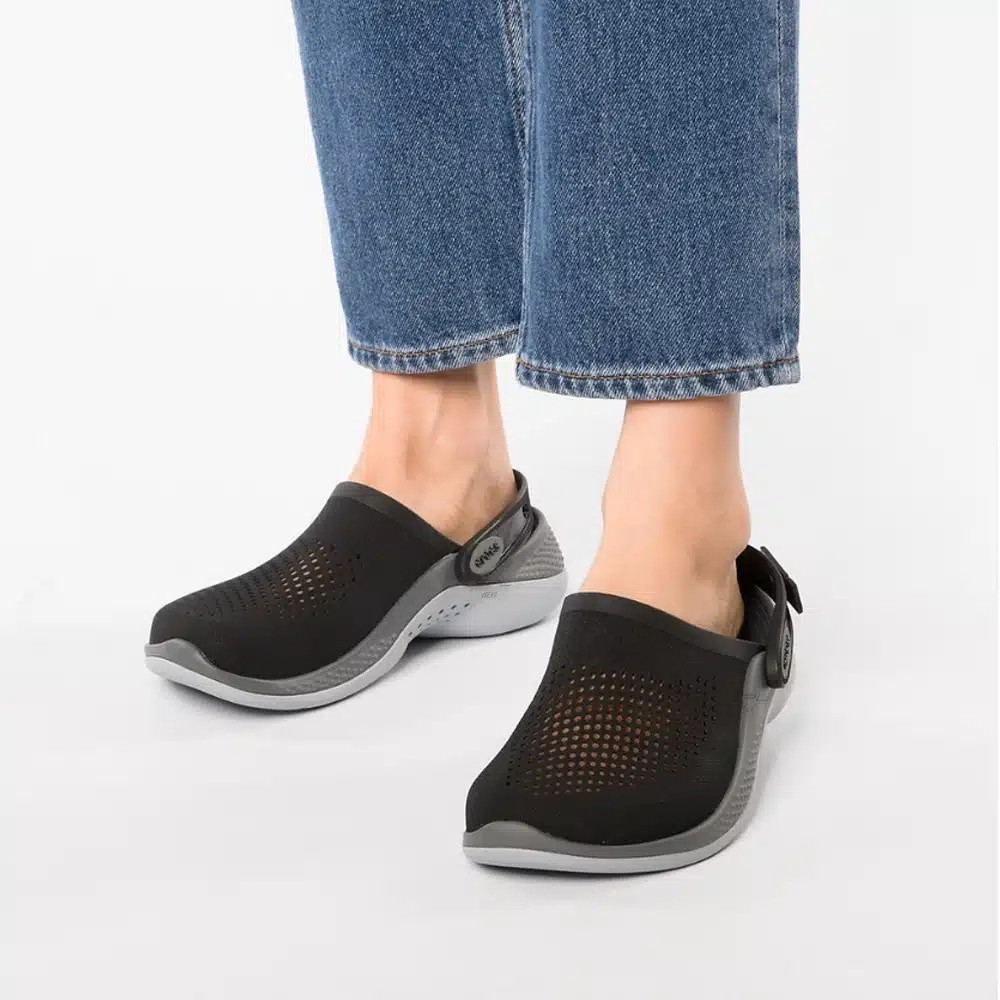 (สินค้าพร้อมจัดส่ง)Crocs Literide 360 Clog รองเท้าผู้ชายรองเท้าแตะขี้เกียจลําลองรองเท้าแตะกลางแจ้ง/แจกตัวติดรองเท้า