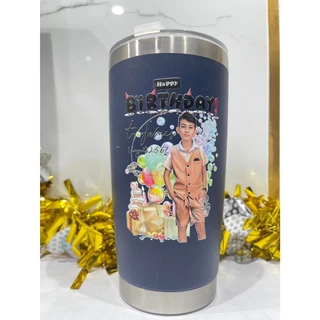 [สกรีนสี3D เนื้อนูน] แก้วเก็บความเย็น20ออน สกรีนสีชัดสวยสด DTF พรีเมี่ยม เนื้อนูน3D ออกแบบเองได้
