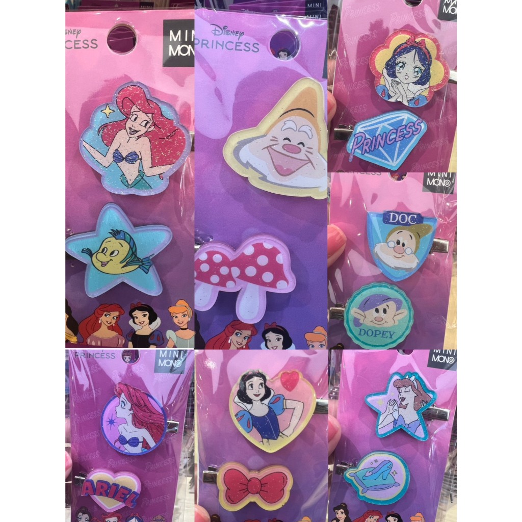 กิ๊บติดผม หิ้ว mini mono ลิขสิทธิ์disney พร้อมส่งจากไทย