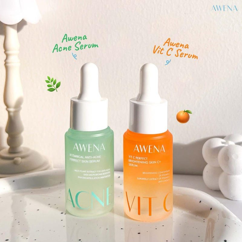 พร้อมส่งเซ็ตคู่ Awena serum vita&acne🍊🍀