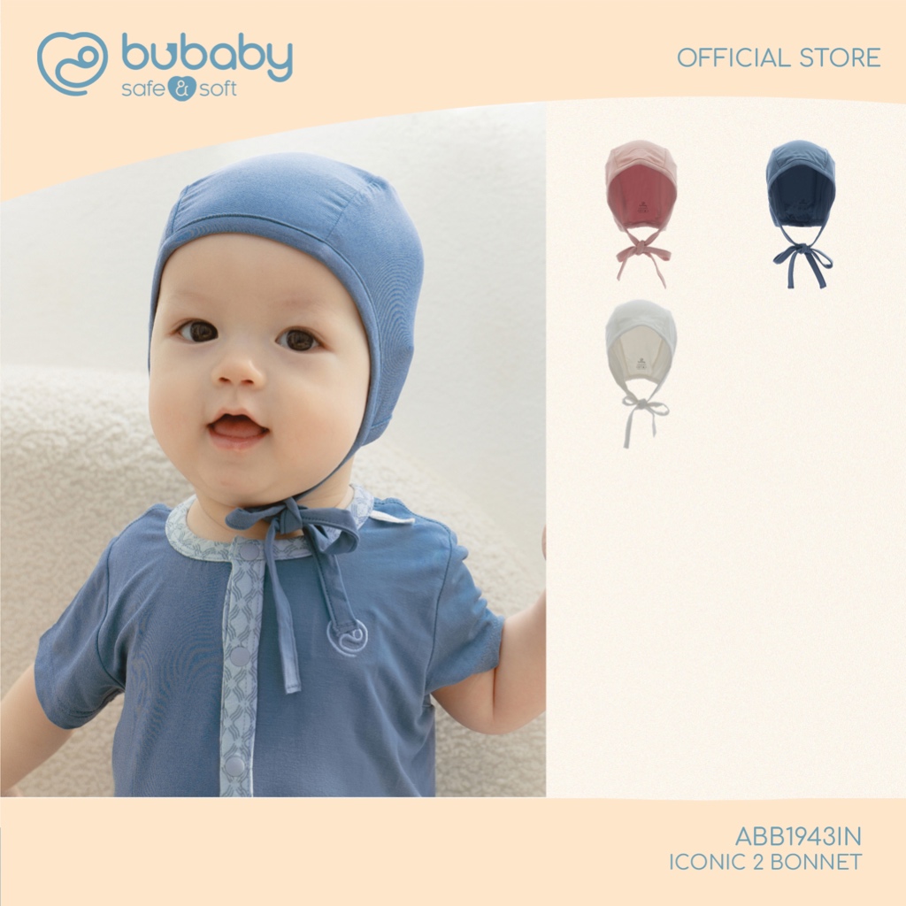 Bubaby หมวกใยไผ่ Bamboo Bonnet ABB1943IN / ACT194302