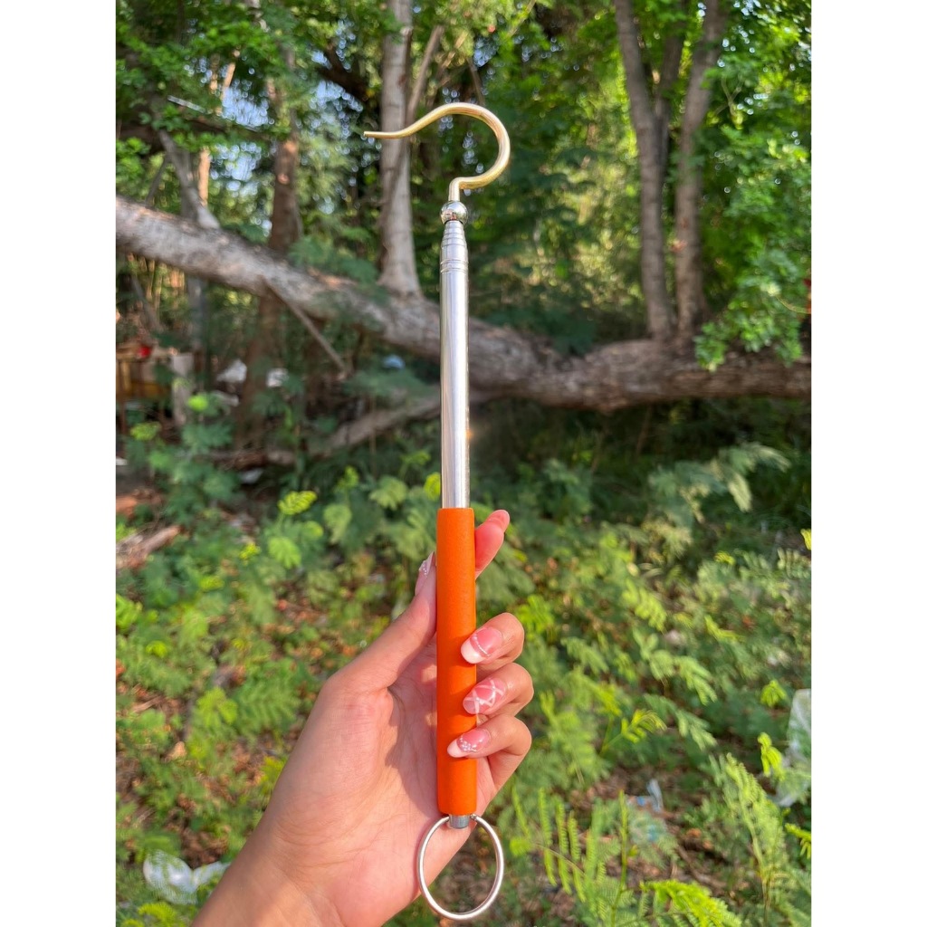 ตะขอแขวนกรงนก ไม้แขวนจองราว ตะขอสแตนเลสแขวนกรงปรับระดับได้ - รูปที่ 3