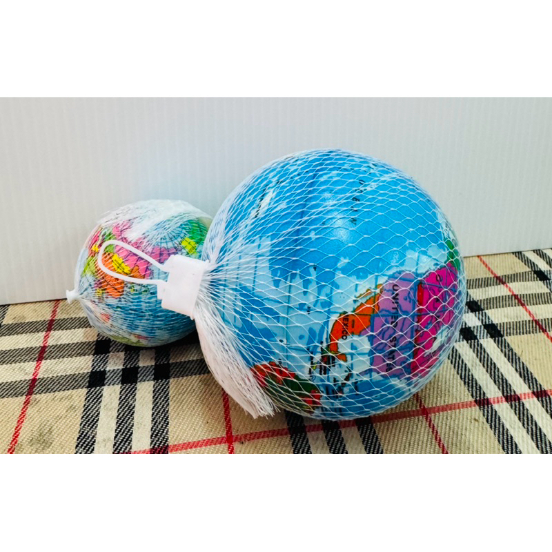 ลูกโลก แผนที่โลก ลูกบอลนิ่ม [1 ลูก] คุณภาพสูง แถมถุงตาข่ายใส่ บอลยาง บอลบีบ บริหารกล้ามเนื้อมือ เพื่อสุขภาพ US.Station - รูปที่ 2