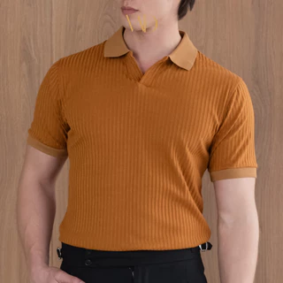 [ขายดี] เสื้อโปโลผ้าร่อง ทรงสวย หล่อหรู ดูมีระดับ WDNSDAY - Ribbed Polo