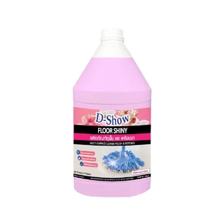 DShow น้ำยาถูพื้น เคลือบเงาพื้น กลิ่นดอกราตรี หอมยาวนาน 3400ml น้ำยาดันฝุ่นถูพื้น ฆ่าเชื้อโรค