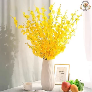 กล้วยไม้ เต้นรำ 97cm โกลเด้นโรส สีเหลือง ของแต่งห้อง งานแต่งงาน ตกแต่งบ้าน พร็อบถ่ายรูป