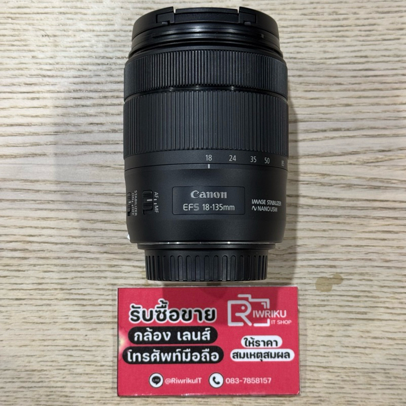 Canon EFS 18-135 F3.5-5.6 IS USM NANO (Secondhand) สภาพแจ่ม