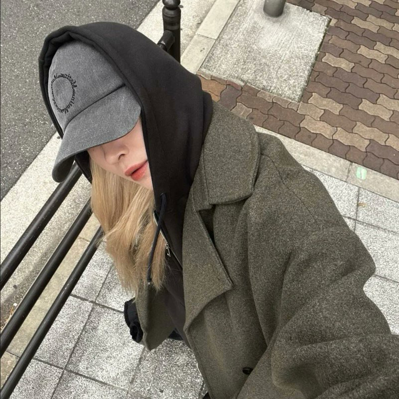 พร้อมส่ง matin kim - macaron logo ball cap