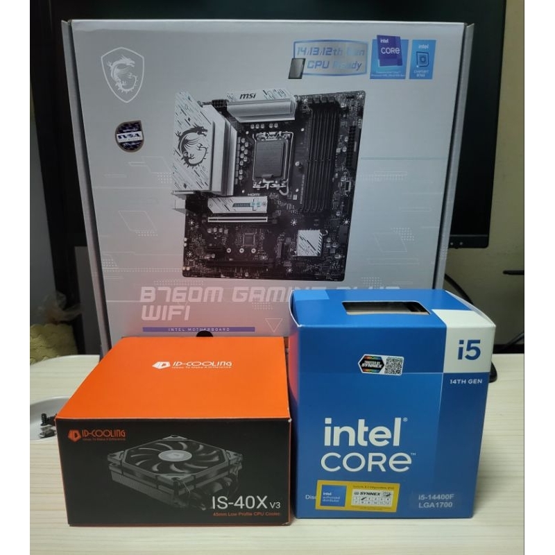 I5 14400F + MSI B760M WIFI + ซิงค์ลม IS-40X V3 ( มือสอง )